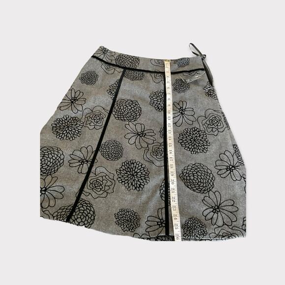 East 5th Wool‎ Floral Print Skirt Women's 10 - Picture 8 of 9